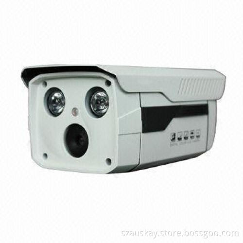 Megapixel IP cameras with 1/3-inch CMOS and night vision, IR 50 distance, weather-resistant